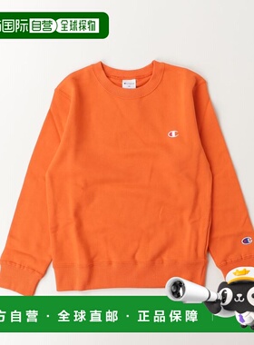 1h可退 日本直邮冠军 Champion 儿童 加厚连帽卫衣 棉质刺绣 CH C