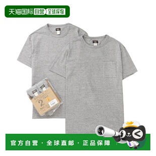 1h可退 日本直邮Double RL 男士纯棉短袖T恤 2件套 MNRRTSH1N8201