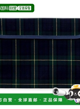 【日本直邮】CCS 隐形眼镜袋 B5 尺寸 苏格兰格纹 深绿色 N404100