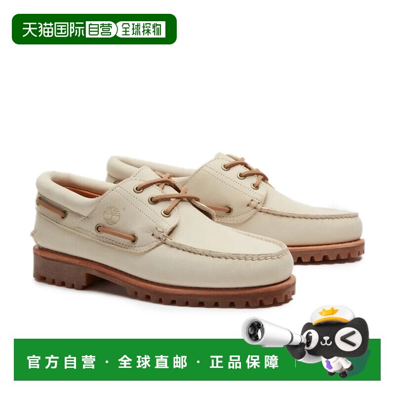 日本直邮Timberland 正宗三眼经典米色男鞋