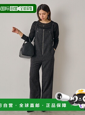 1h可退 日本直邮Loungedress 女士中性色美形牛仔连体衣 LDZ10422