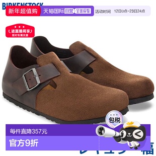 日本直邮Birkenstock London BIRKENSTOCK 混合皮革常规宽度 LEVE