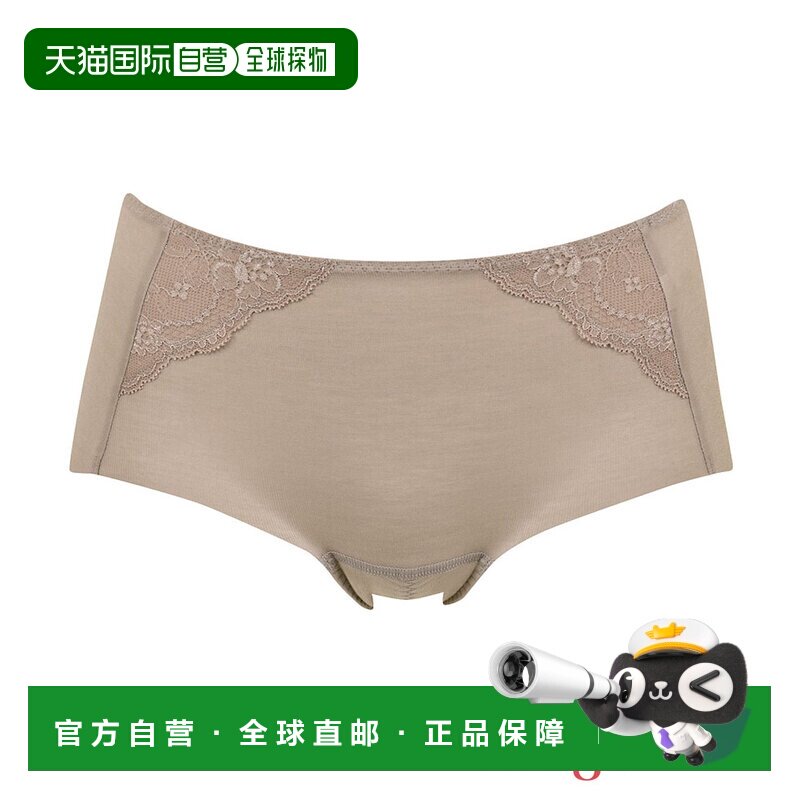 日本直邮Wing wing 卫生裤有机棉混纺面料性感打底裤安全裤蕾丝