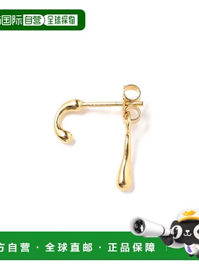 1h可退 日本直邮MARIA BLACK 女士22K黄金镀层海女主题耳钉 64420