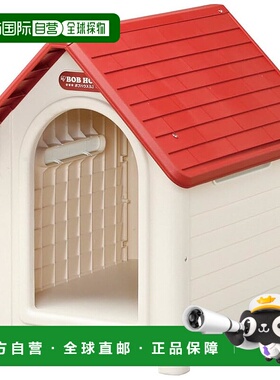 【日本直邮】Iris Ohyama爱丽思欧雅玛 宠物狗窝 L 红色/米白