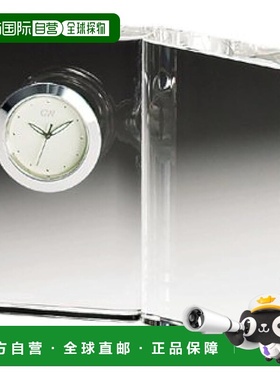 【日本直邮】Narumi鸣海 玻璃时钟 字典钟 M 透明 GW1000-11006