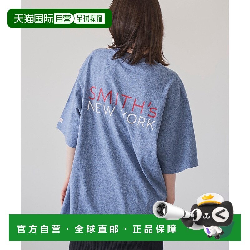 1h可退 日本直邮SMITH’S 男装别注NY印花宽松T恤 75256000004,男装,T恤,淘宝优惠券,粉丝福利购,淘宝优惠卷