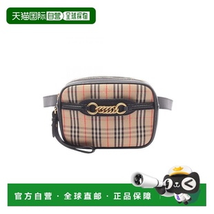 日本直邮中古Burberry博柏利女包A级95新waist bag腰包帆布腰包浅