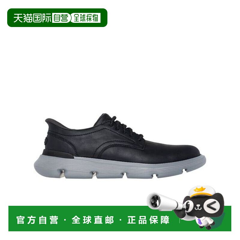 日本直邮SKECHERS GARZA-DURAN 男士黑色步行鞋 205353斯凯奇