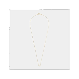 日本直邮日潮 agete 阿卡朵【限定款】K10钻石项链白色 均码