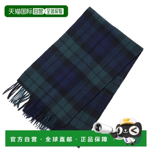 日本直邮Barbour男女围巾披肩格纹简约百搭usc0137re91高端时尚