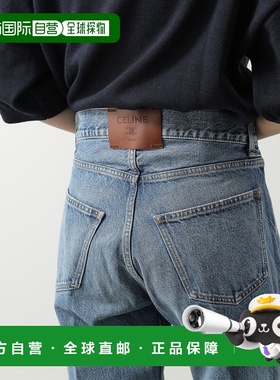 日本直邮CELINE 女士男友风牛仔裤 001直筒中腰蓝色RP0DI930F.GFV
