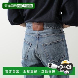 日本直邮CELINE 女士男友风牛仔裤 001直筒中腰蓝色RP0DI930F.GFV