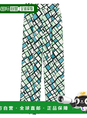 日本直邮RANAN 几何图案印花长裤 R05096EW10508