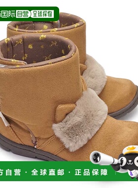 日本直邮Moonstar 胡萝卜靴子 CR C2324 儿童抗菌防臭魔术毛皮宽