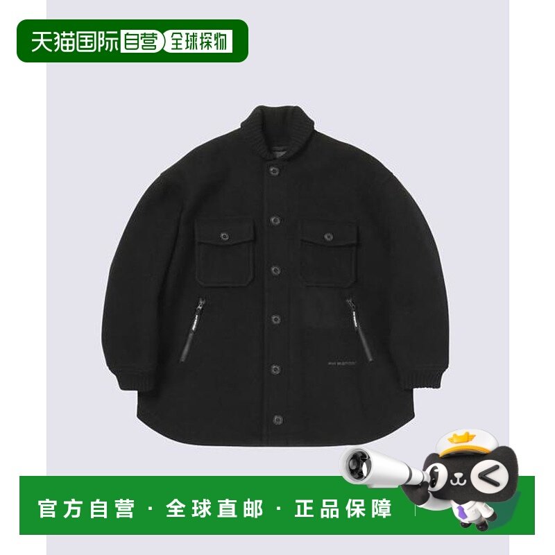 1h可退 日本直邮and wander 羊毛长款毛绒夹克