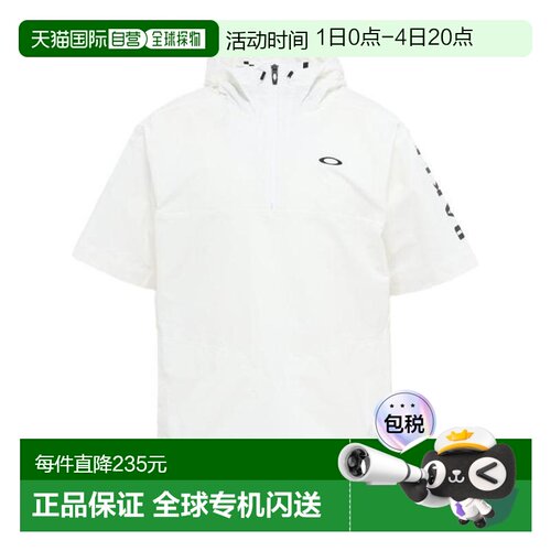 日本直邮Oakley 高尔夫半袖防风拨水连帽夹克[FOA408] 欧克利户外