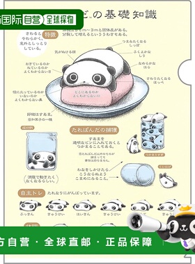 【日本直邮】San-X人物透明支架套装 北极熊 FA13101 高310 x 宽2