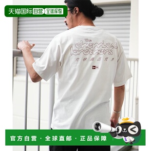 日本直邮NEW ERA 短袖水洗棉 T 恤 The Chemical Brothers Block