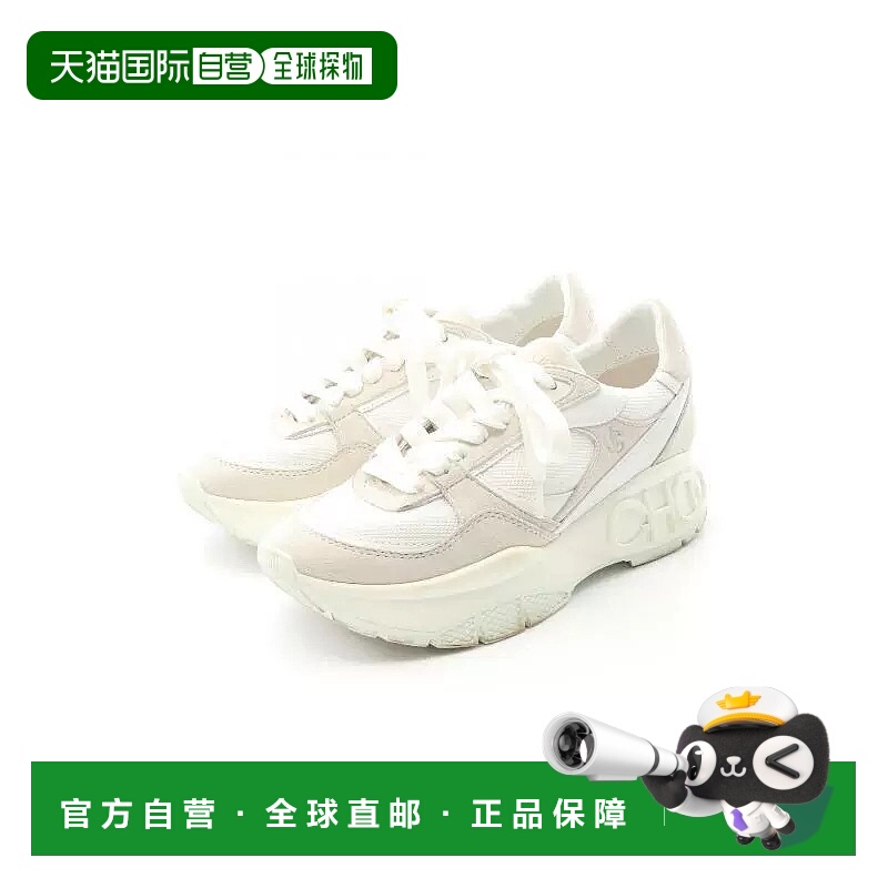 日本直邮中古Jimmy Choo吉米周女B级9新sneakers运动鞋绒面革小牛