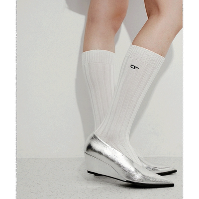 1h可退 日本直邮Adam et Rope' 女士AR标志棉质短袜 2024AGAR0404