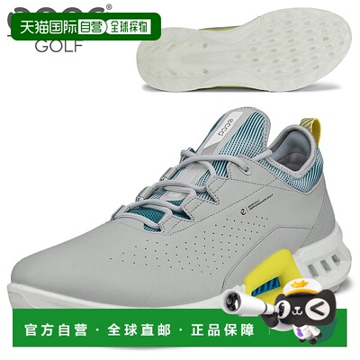 日本直邮ECCO BIOM C4 系带男士防水无钉高尔夫球鞋（产品编号：1