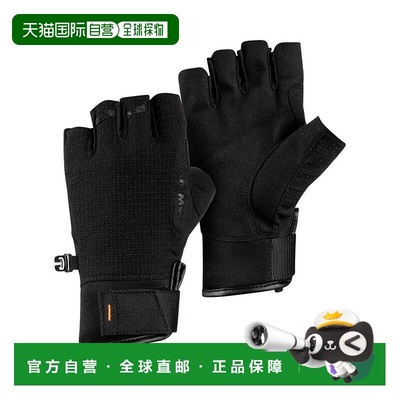 日潮跑腿MAMMUT猛犸象 Pordoi半指手套黑色户外防寒 1190-00240