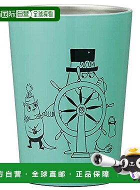 【日本直邮】Skater斯凯达 姆明 平底杯 M号 可保冷保温 STCV2-A