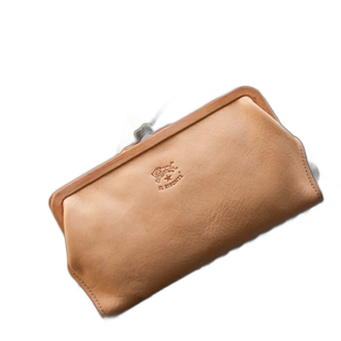 日本直邮IL BISONTE 扣环皮革长钱包 Long Wallet 带型