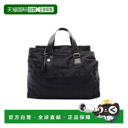 日本直邮中古二奢Chanel香奈儿女包A级95新new travel line帆布手