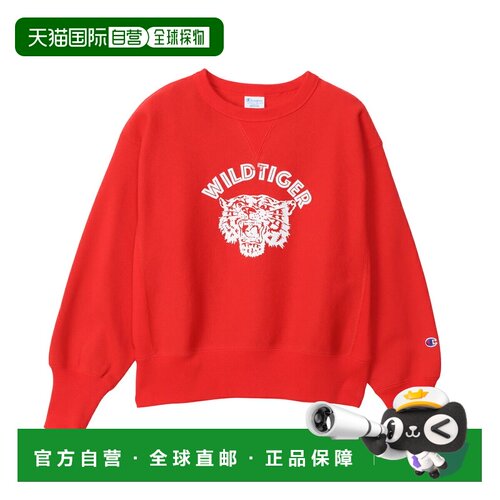 日本直邮Champion 女士 Reverse Weave(R) 圆领毛圈长袖T恤 [25FW