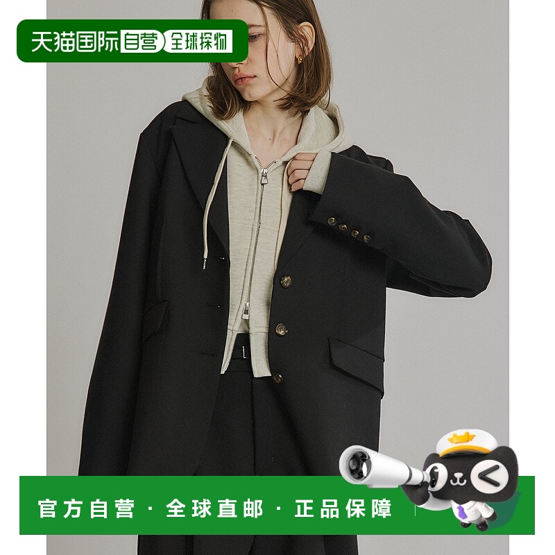 1h可退 日本直邮PUBLIC TOKYO 女士 双排扣西裝外套 收腰設計 165