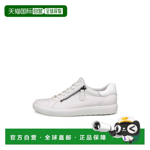 日本直邮Ecco/爱步Soft 7皮革时尚百搭低帮生活休闲鞋女款 490553
