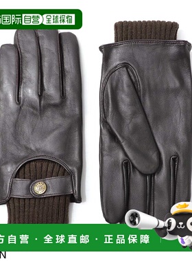 日本直邮DENTS 手套 男式 5 9209 棕色 棕色 BUXTON 2022AW