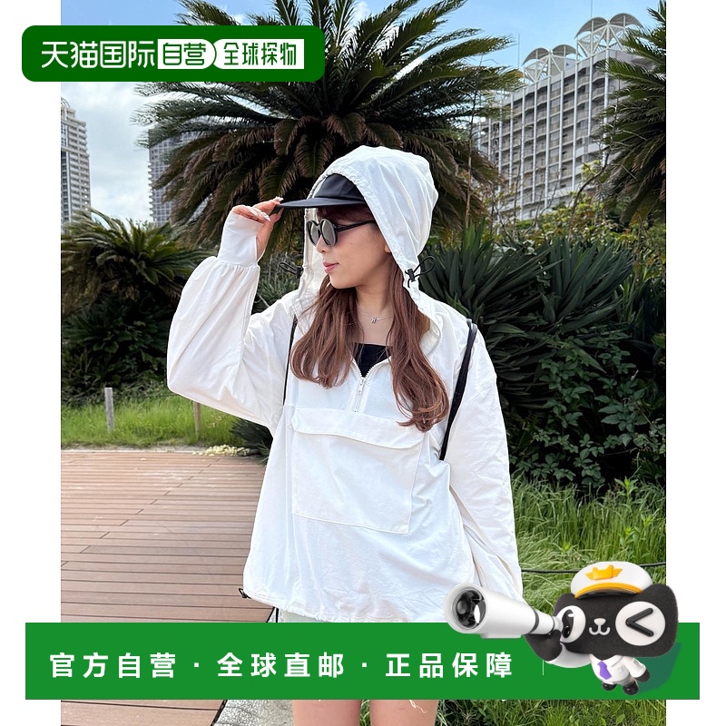 1h可退 日本直邮WEGO女装春夏新款半拉链宽松户外风 parka外套 WE