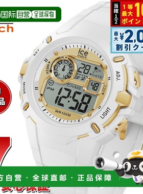 日本直邮Ice-Watch 女士冰雪数字探险家腕表神奇白金款 (023266)