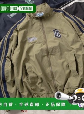 1h可退 日本直邮DISCUS男女同款宽松版型尼龙夹克侧边条纹半拉链