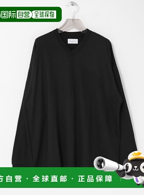 1h可退 日本直邮new basic 男士全毛V领针织衫 伸缩性佳 洗可 URA