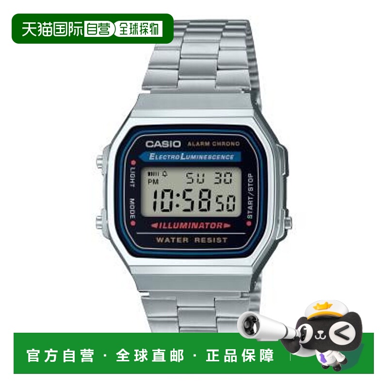 日本直邮卡西欧CASIO 经典金属不锈钢手表 通用款 A系列