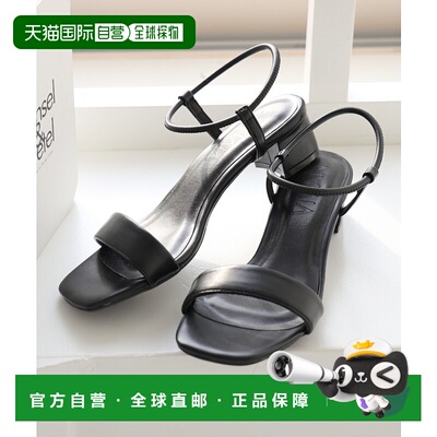 1h可退 日本直邮Vivian女士方头金属圈绑带高跟凉鞋 V31060SM单鞋