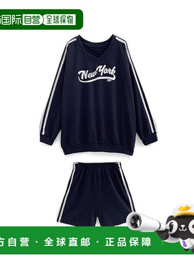 日本直邮日潮 GRL logo 上衣 × 短裤卫衣套装 at2423裤子