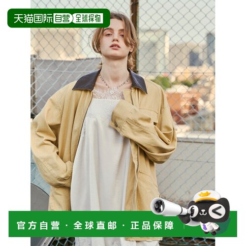 日本直邮Ungrid 女装 复古拼色仿皮领猎装夹克 11【付后1h可退】
