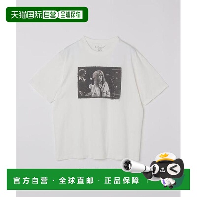 1h可退 日本直邮SHIPS Kevin Cummins Patti Smith 印花T恤