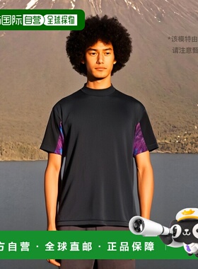 日本直邮蝴蝶男女花边 T恤乒乓球服上衣短袖吸水弹力蝴蝶 46360