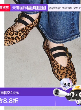 1h可退 日本直邮GRISE 女士 圆头平底玛丽珍鞋 双搭扣设计 251928