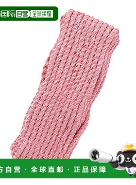 【日本直邮】Sk11藤原产业 彩色麻绳 红 9mm×20m  两端环 SKCR-R