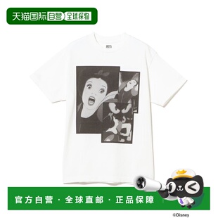 1h可退 日本直邮B印MARKET 男士 纯棉白雪公主艺术印花T恤 700403