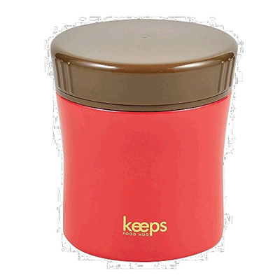 【日本直邮】pearl metal饭盒珍珠金属KEEPS汤罐红色400ml HB-334