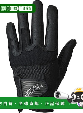 【日本直邮】邓禄普Maxfly Wizard 高尔夫手套 单手（左手） 黑色