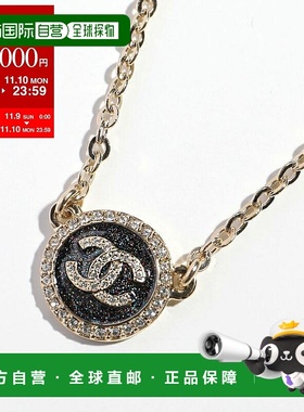 日本直邮香奈儿项链 ABG387 B21903 女士吊坠带 Coco 标志CC 标志